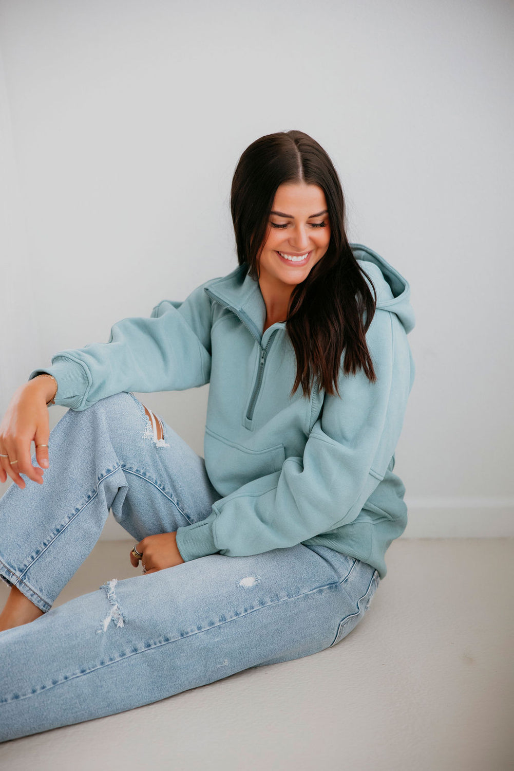 Drea Half Zip Hoodie