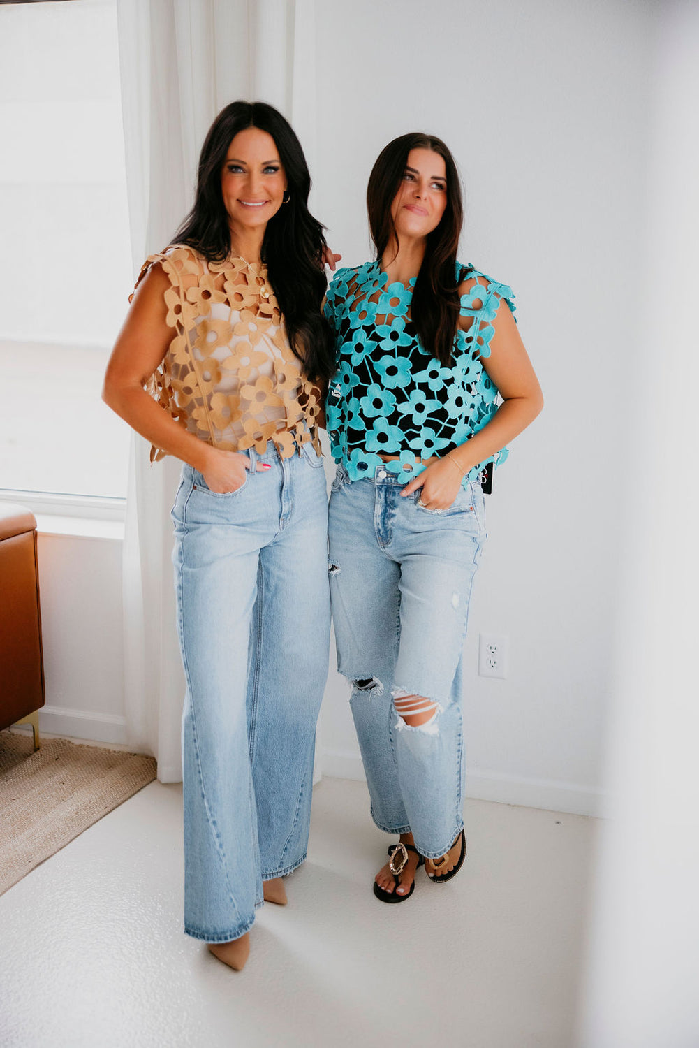 Jeanie Floral Lace Top