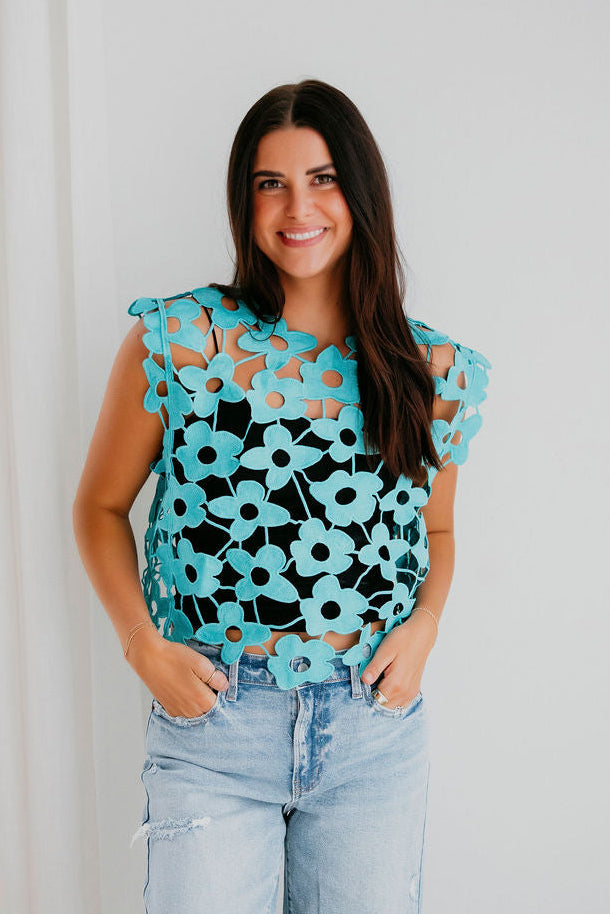 Jeanie Floral Lace Top