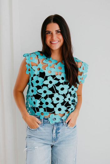 Jeanie Floral Lace Top