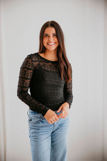 Tyrah Ruffle Lace Top