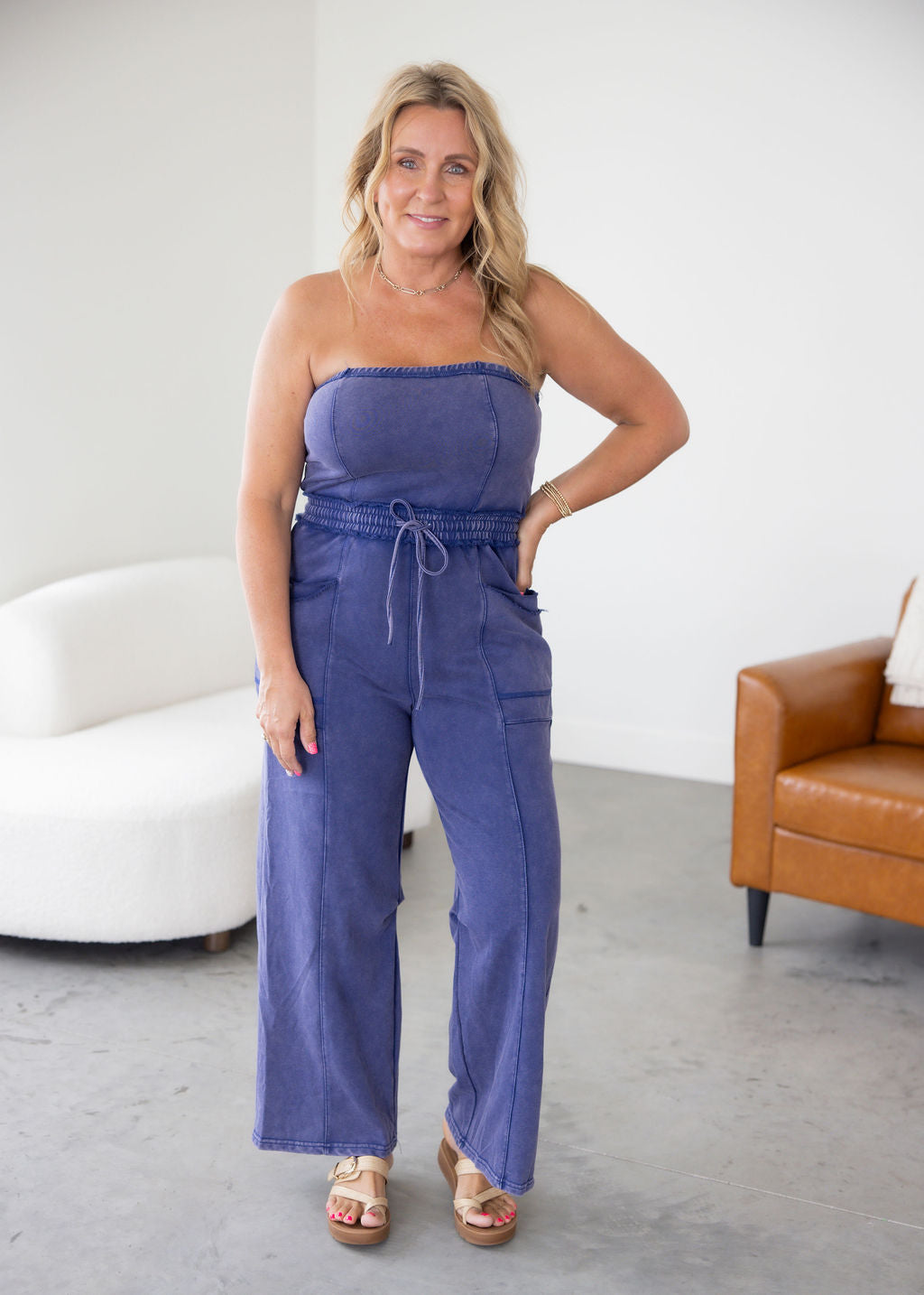 Tara Strapless Jumpsuit