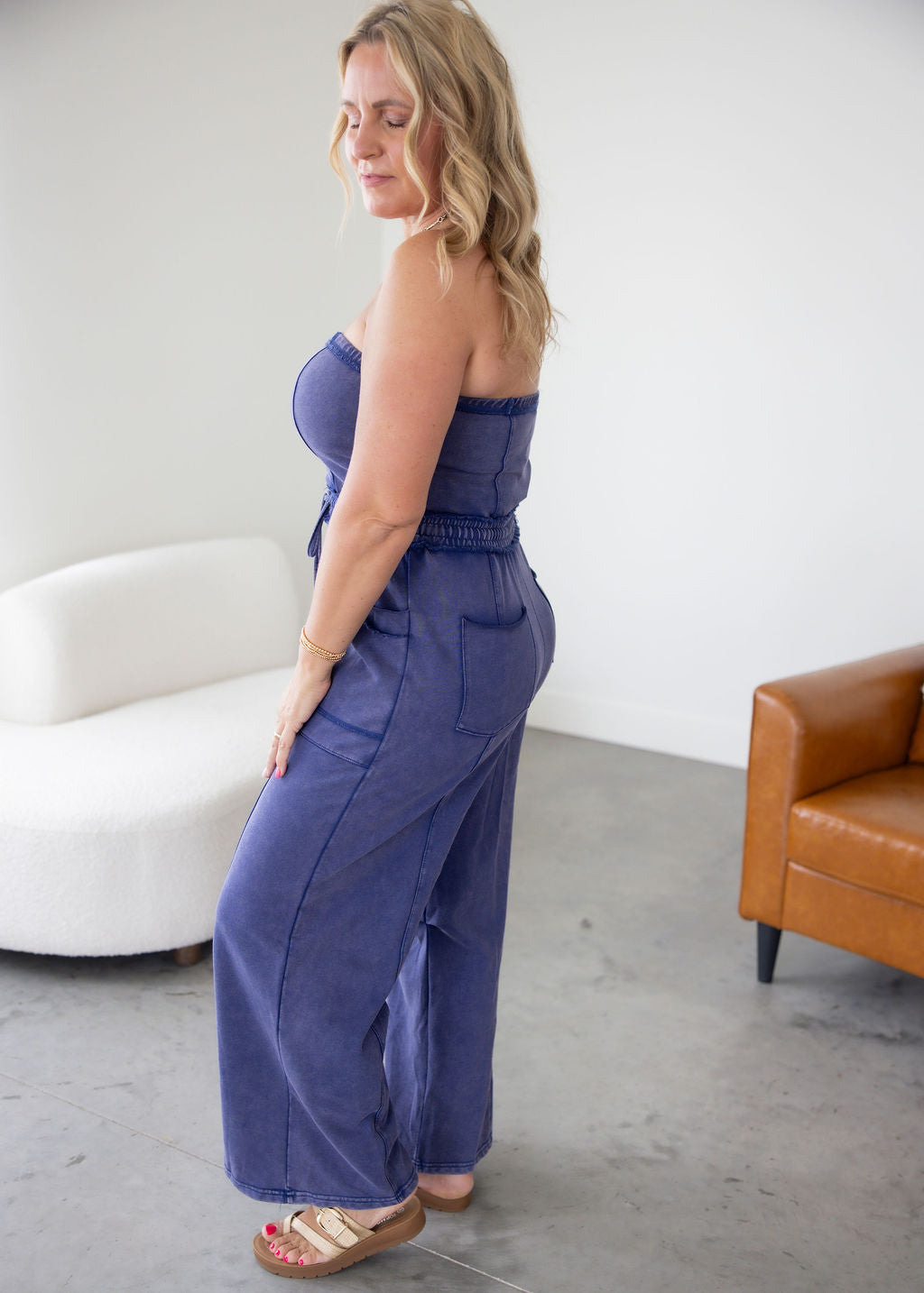 Tara Strapless Jumpsuit