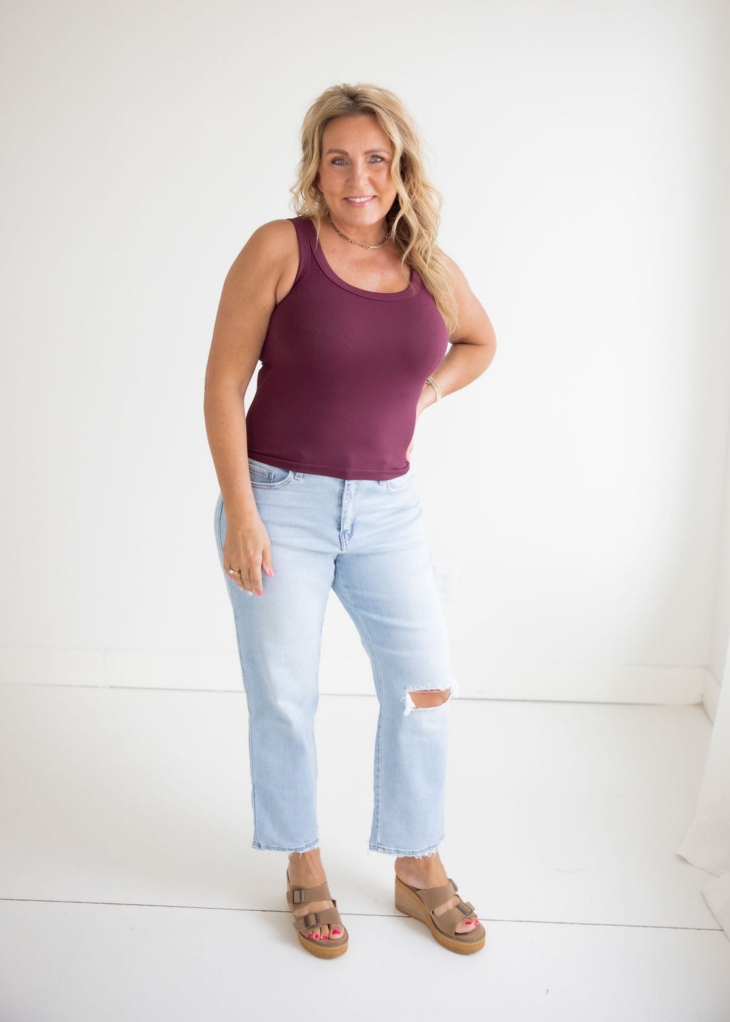 Yvonne Ribbed Tank