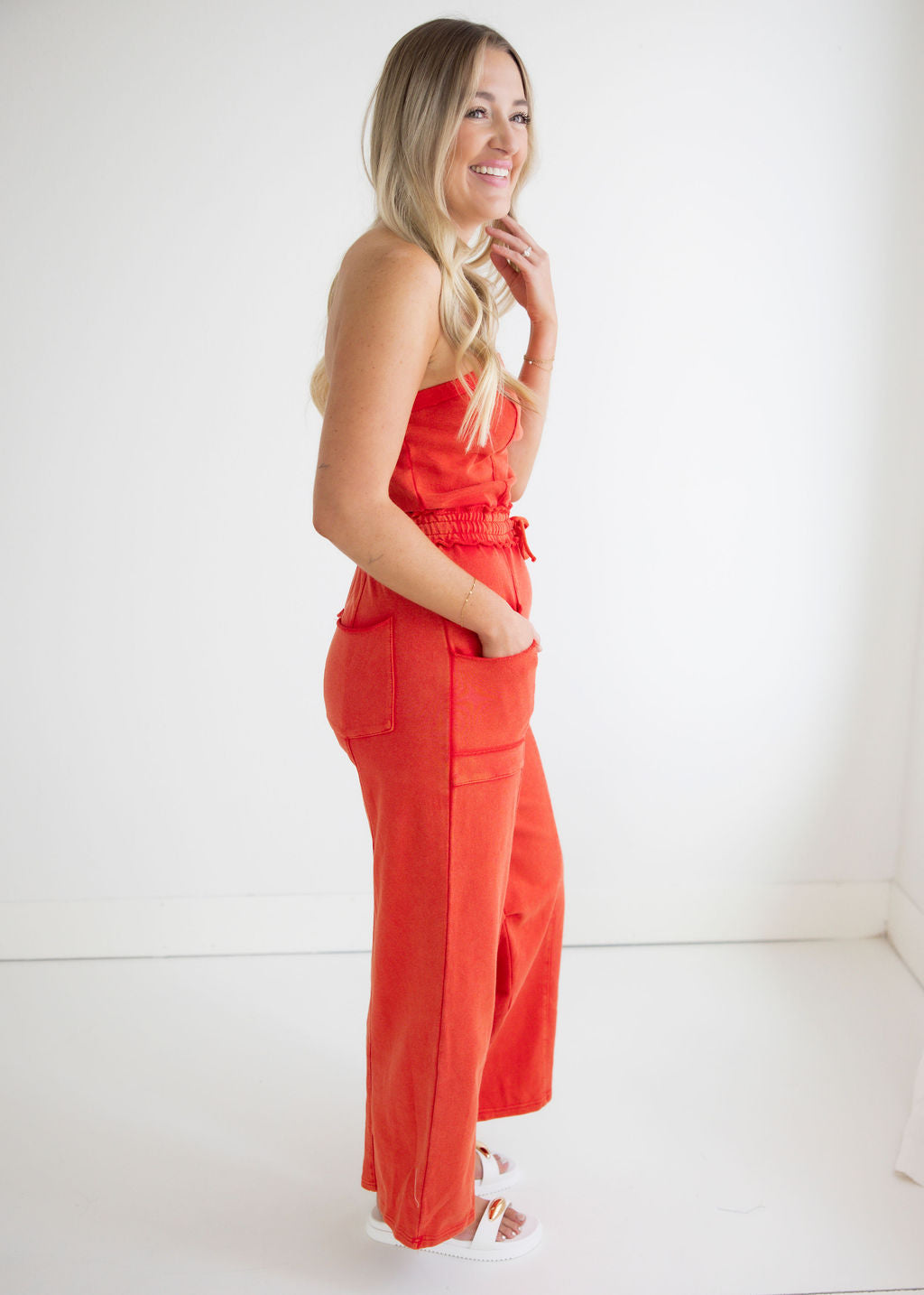 Tara Strapless Jumpsuit