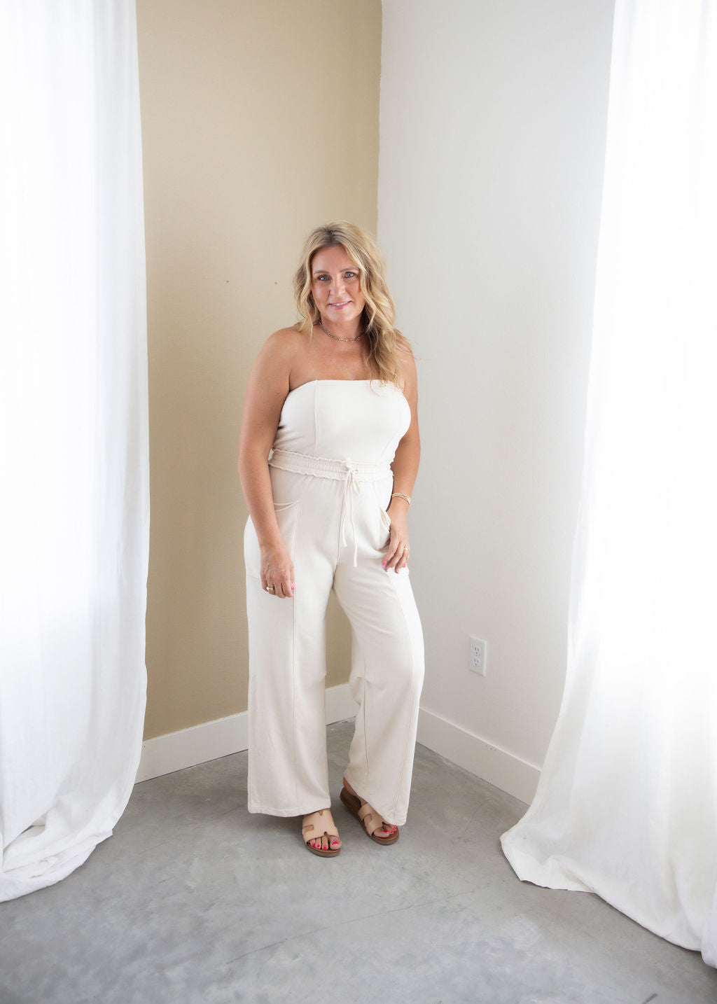 Tara Strapless Jumpsuit