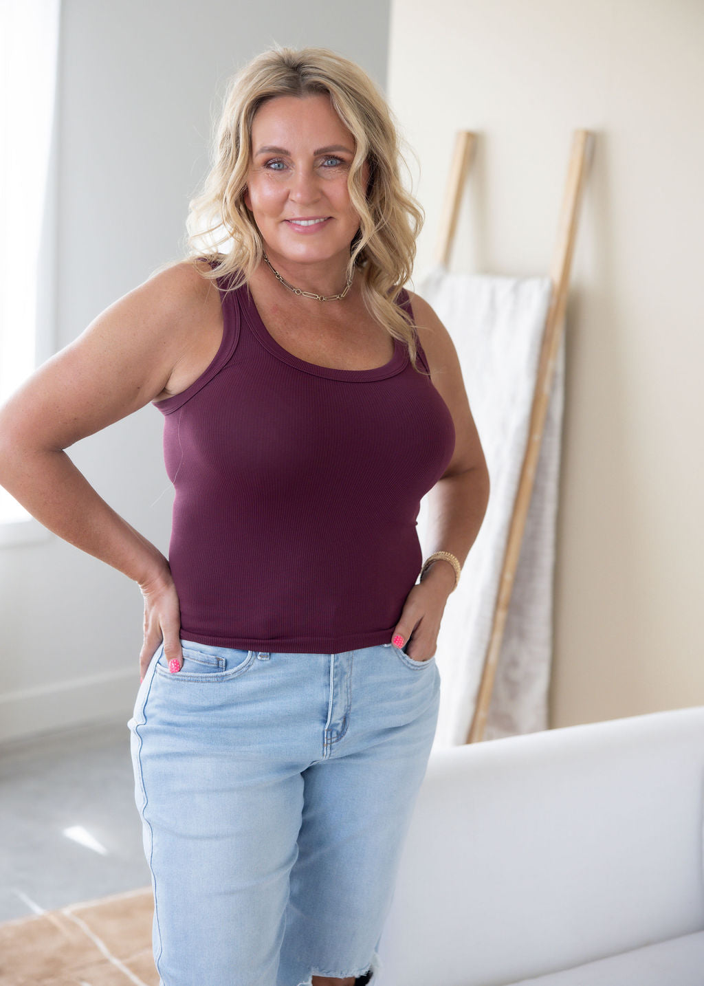 Yvonne Ribbed Tank