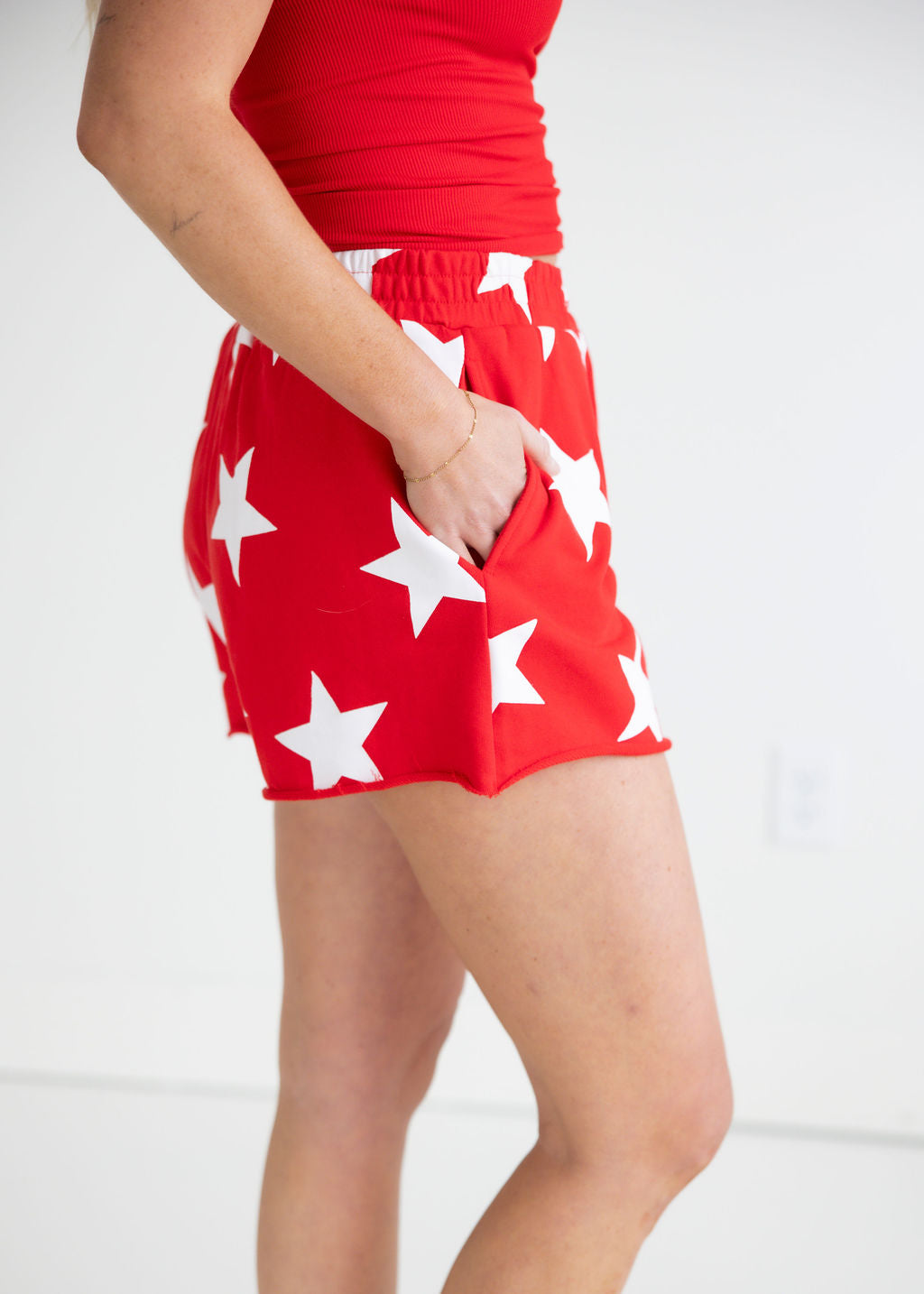 Star Print Shorts