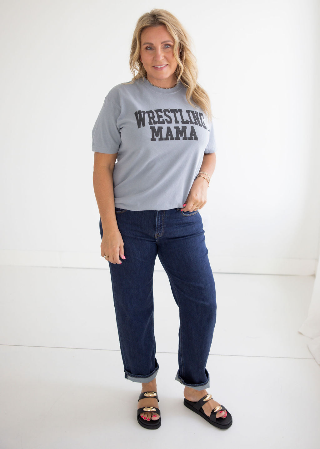 Wrestling Mama Graphic Tee