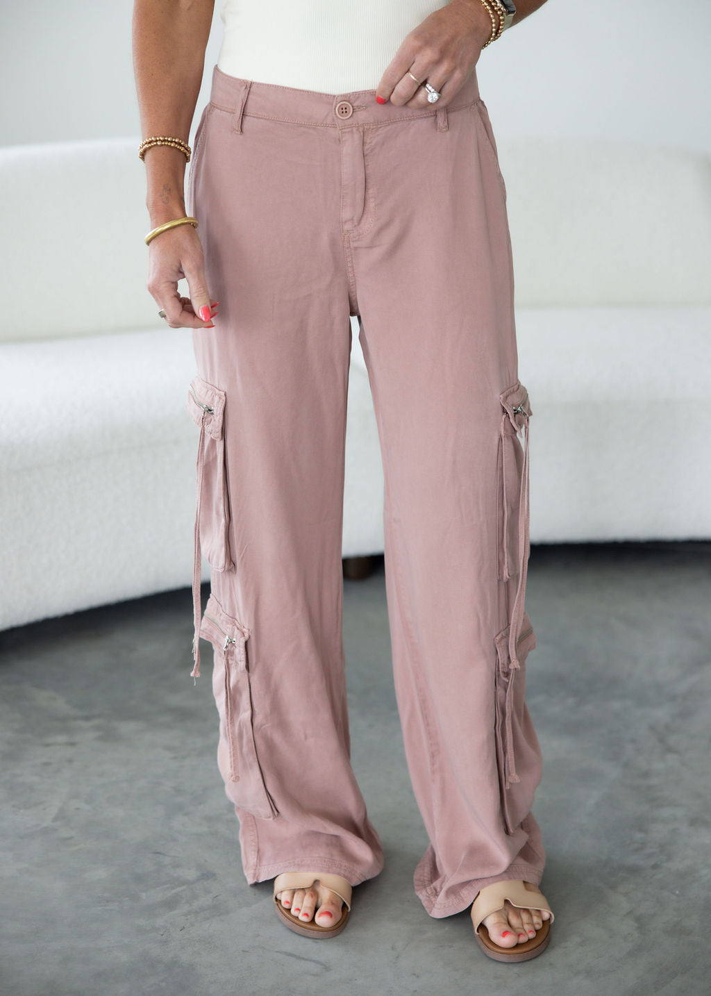 Emersyn Risen Tencel Cargo Pants