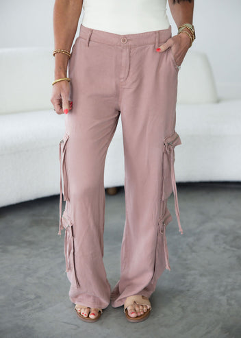 Emersyn Risen Tencel Cargo Pants
