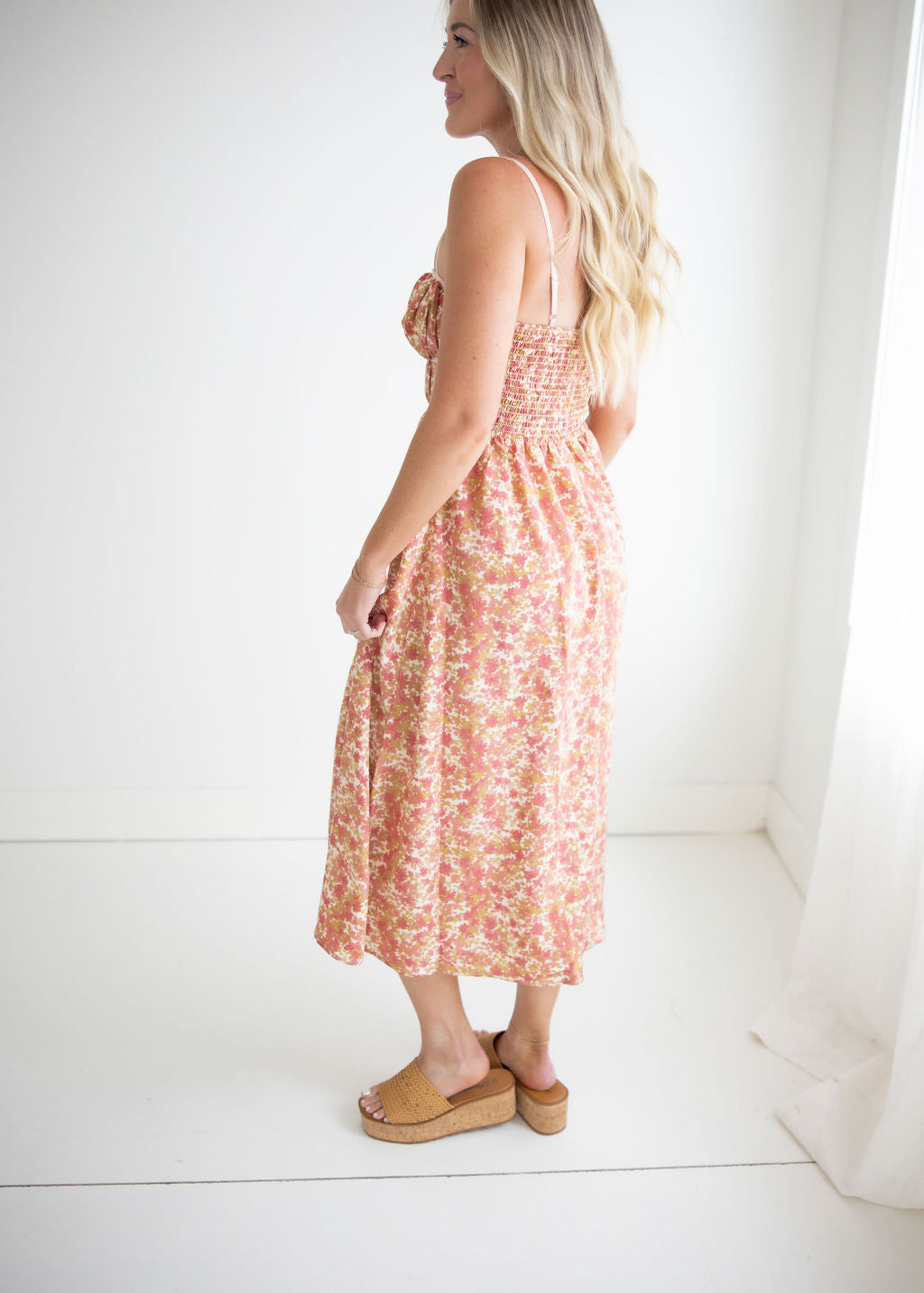 Meadow Floral Midi Dress