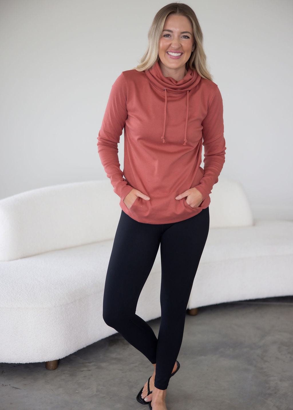 Dreamknit Cowl Neck Pullover