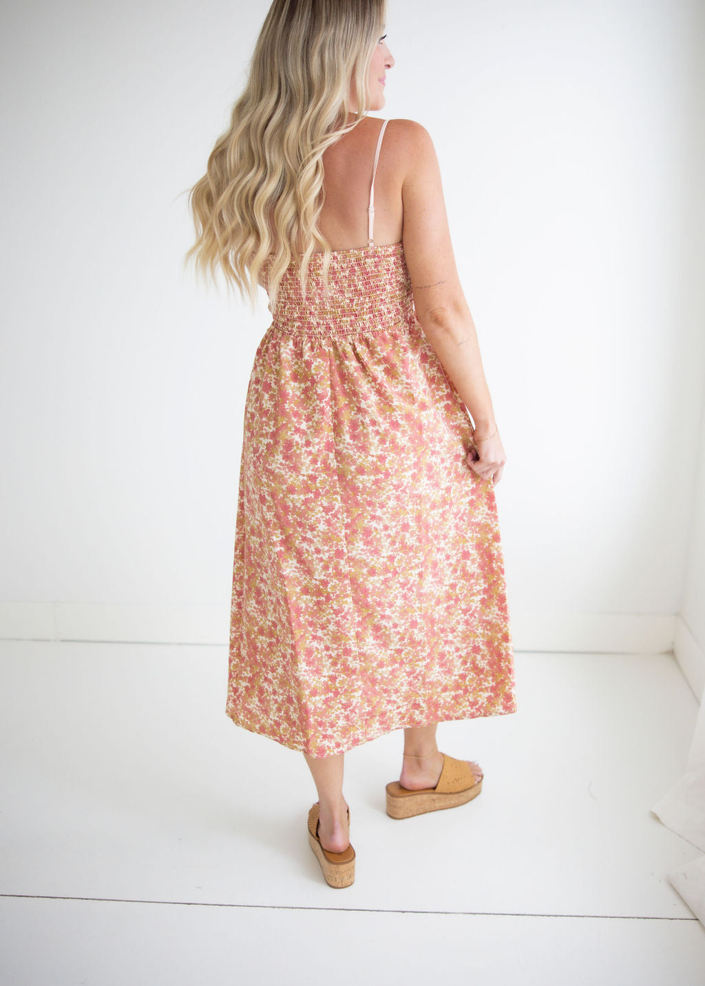 Meadow Floral Midi Dress