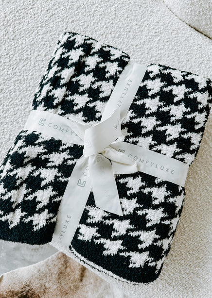 Houndstooth Throw Blanket