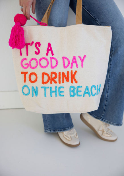 Drink On The Beach Tote Bag product view