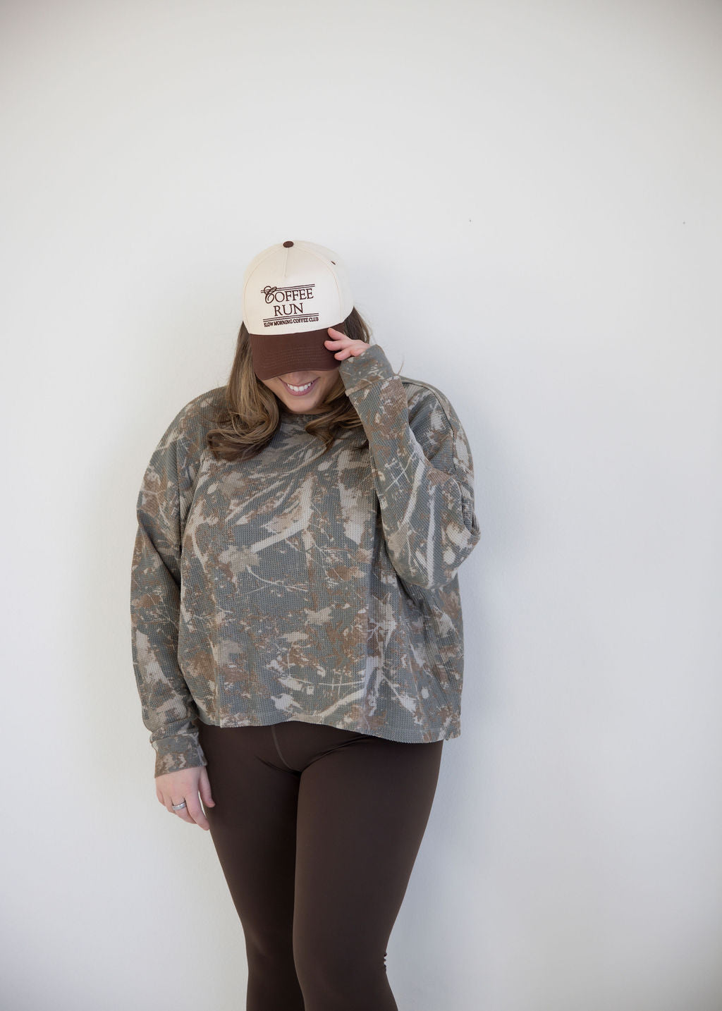 Sky Waffle Long Sleeve by Lily & Lottie