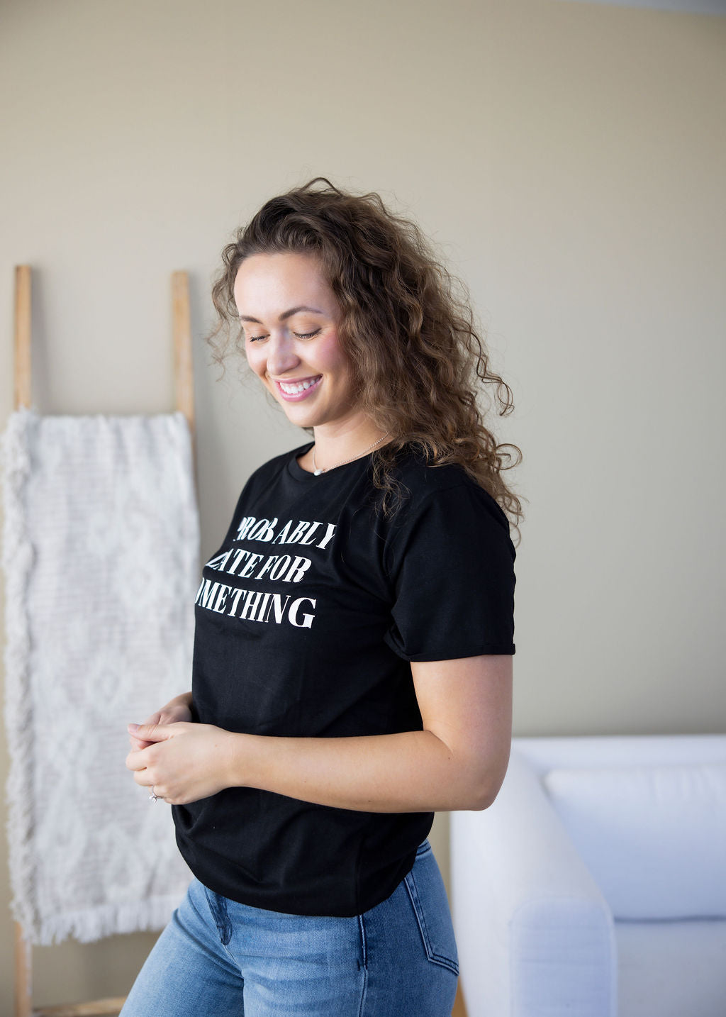 Probably Late For Something Graphic Tee