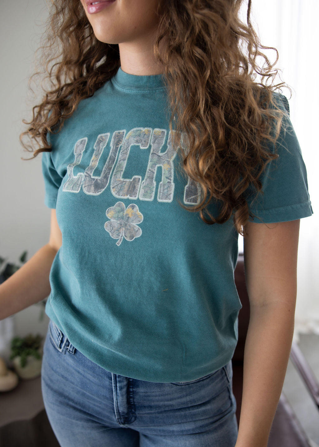 Camo Lucky Graphic Tee