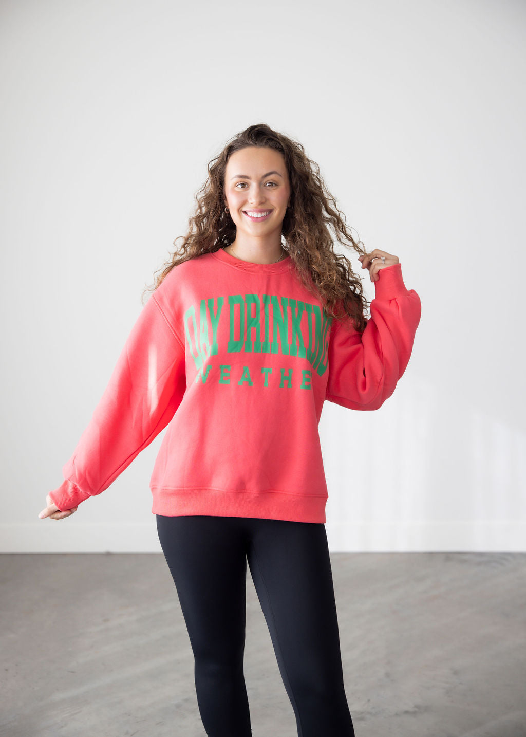 Day Drinking Weather Graphic Crew