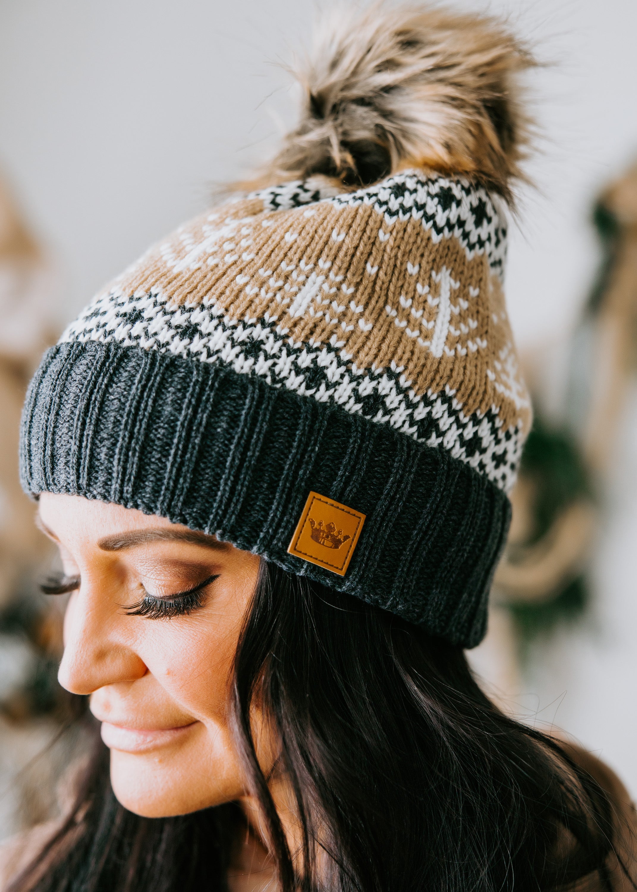 image of Winter Pom Beanie