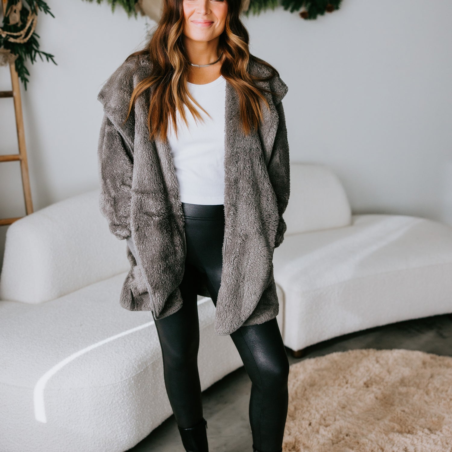 Be Fur-Real Plush Hooded Jacket