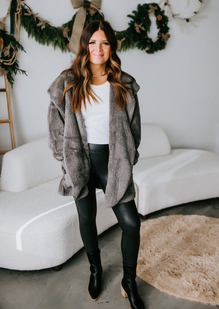 Be Fur-Real Plush Hooded Jacket