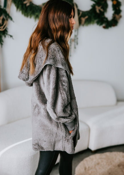 Be Fur-Real Plush Hooded Jacket