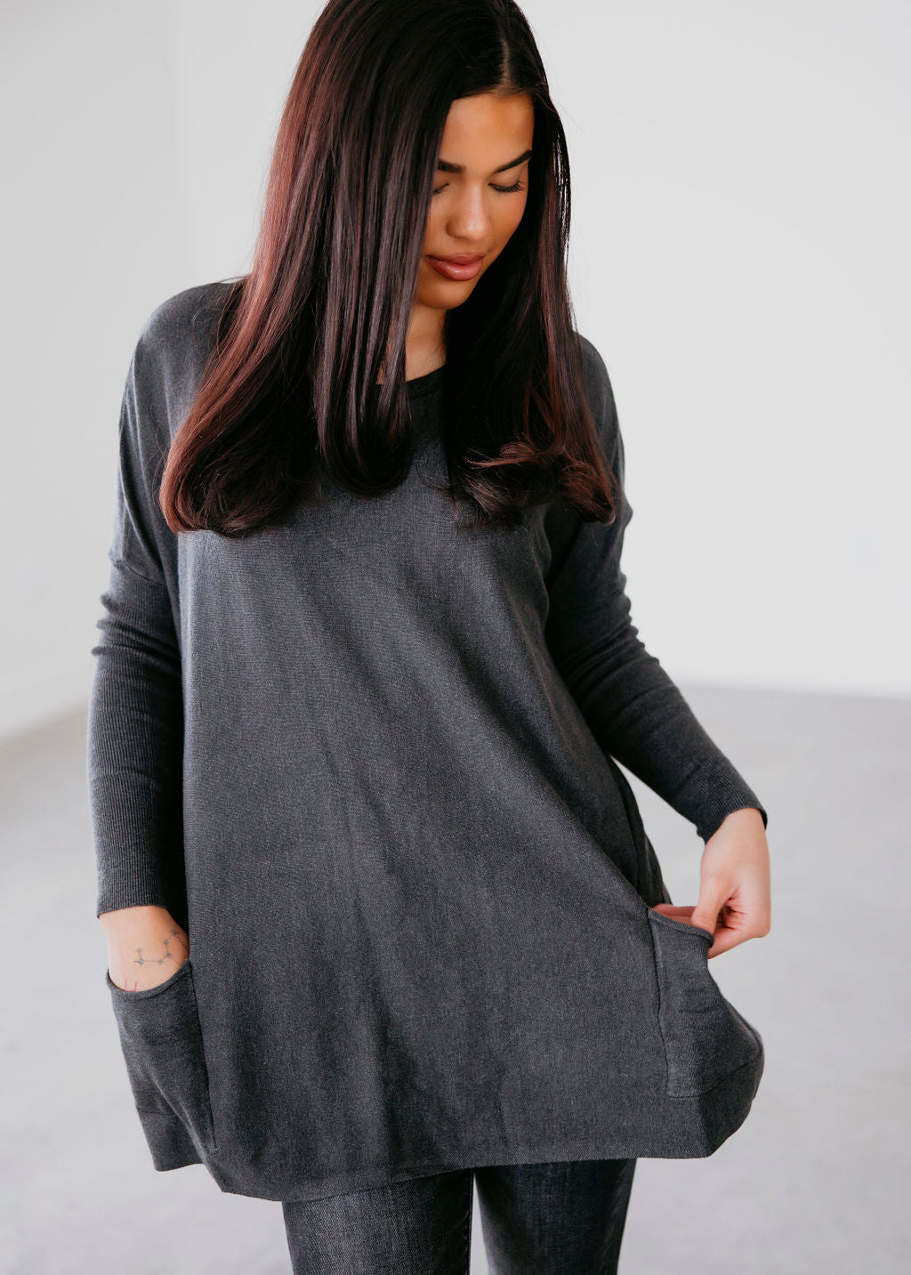 Briley Knit Tunic Sweater