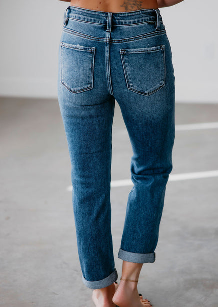 Eddie Risen Slim Girlfriend Jeans