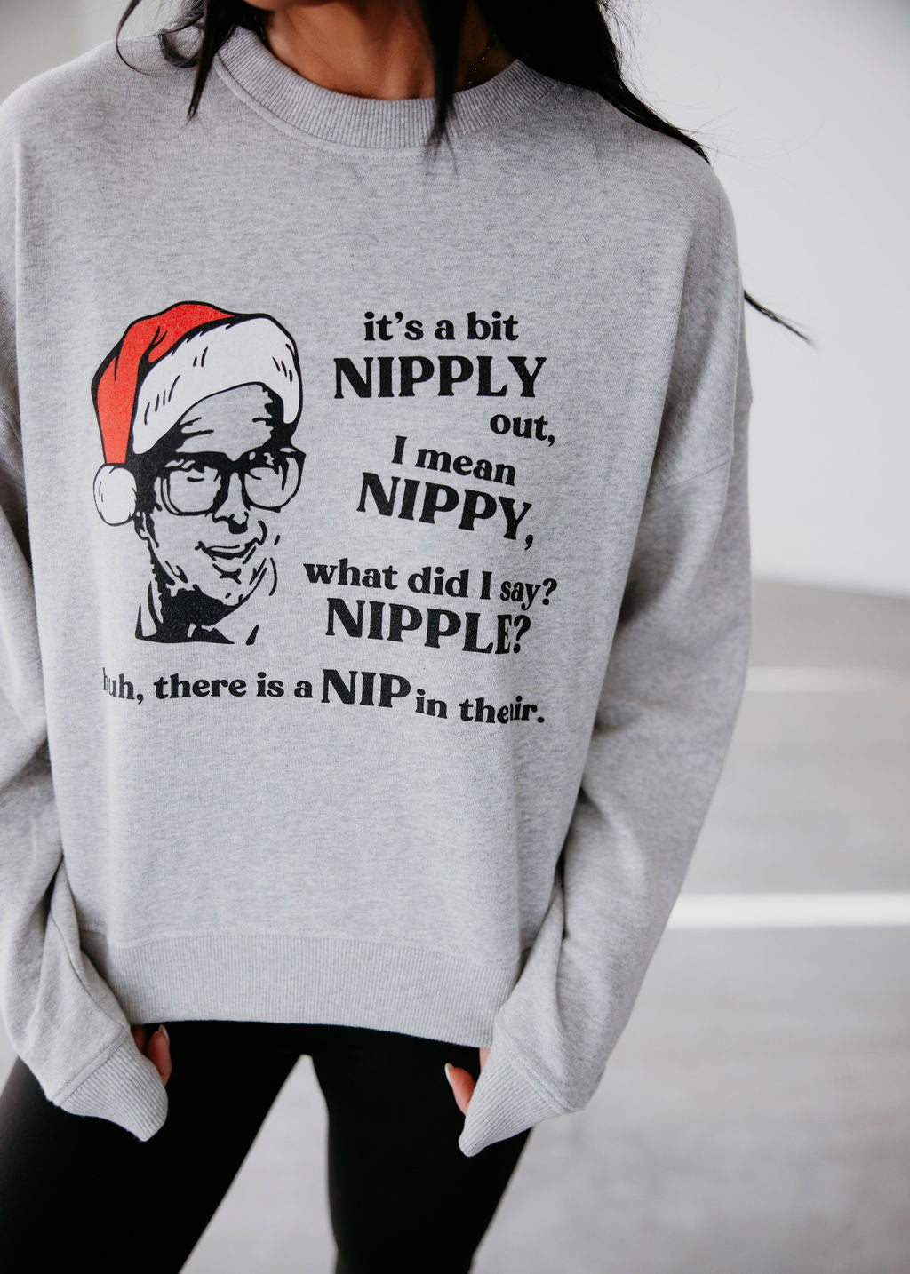 Nipply Graphic Crew