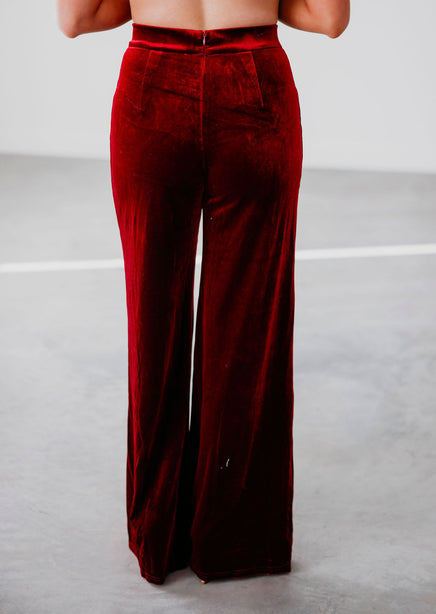 Kaya Velvet Palazzo Pants