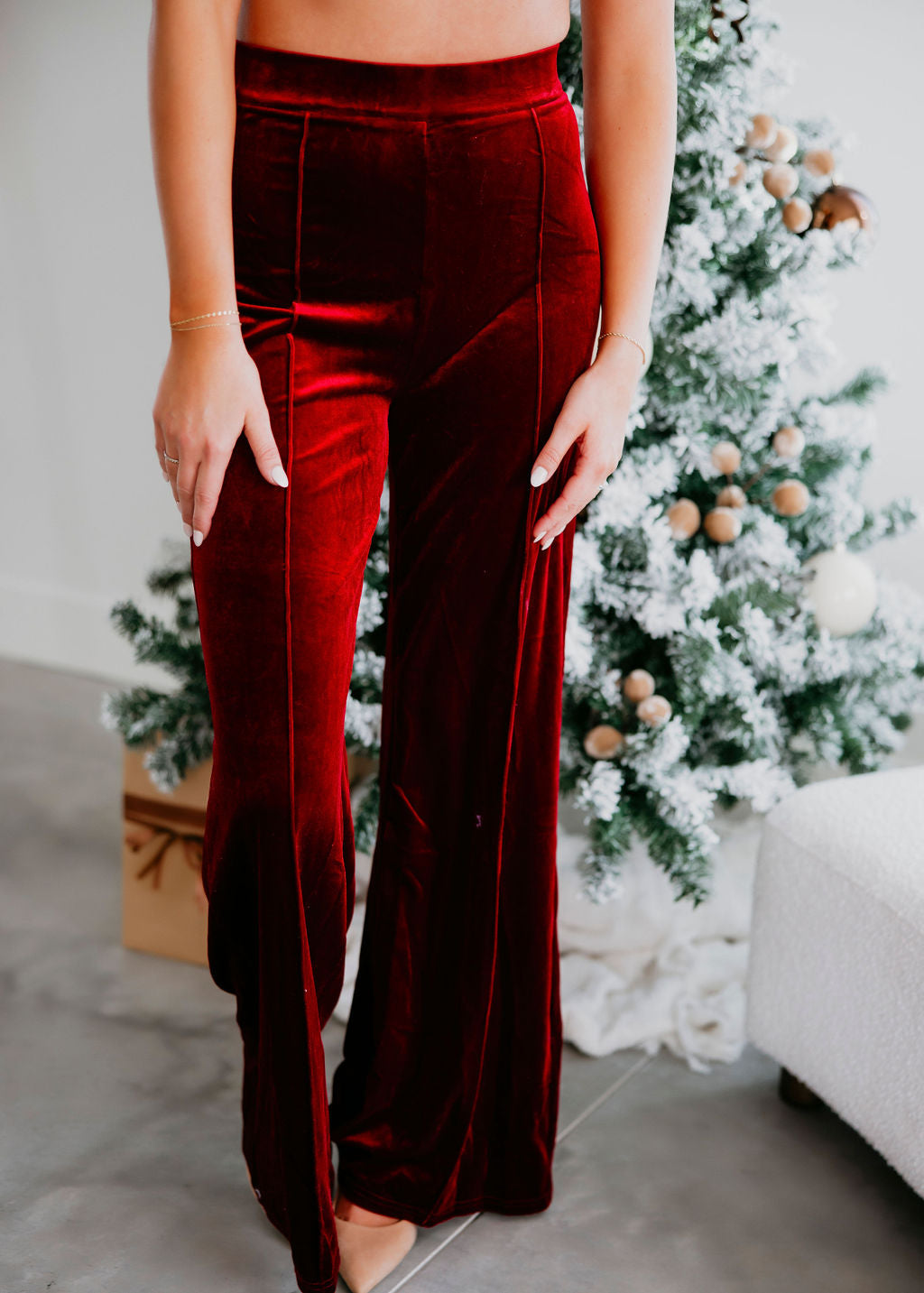 Kaya Velvet Palazzo Pants