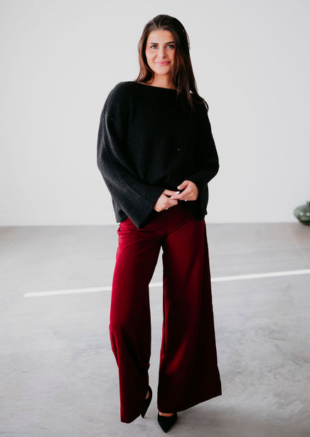 Kaya Velvet Palazzo Pants