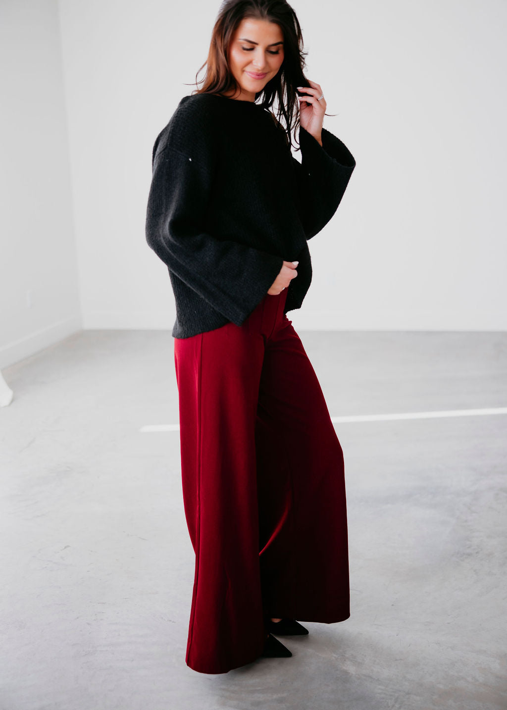 Kaya Velvet Palazzo Pants