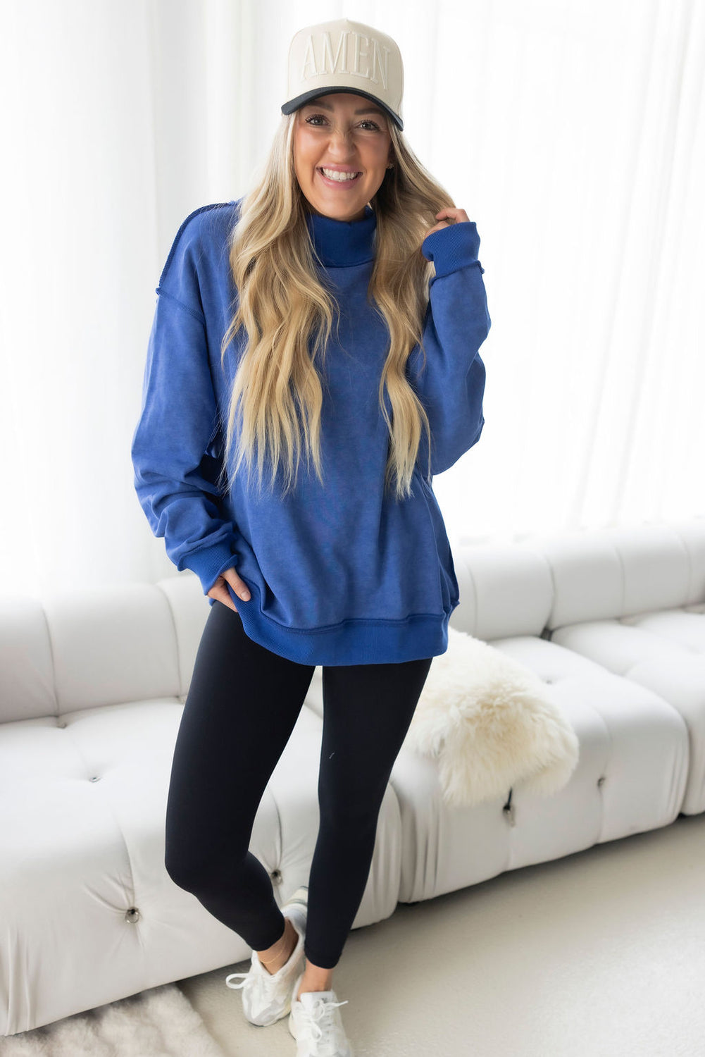 Shon Mock Neck Sweatshirt