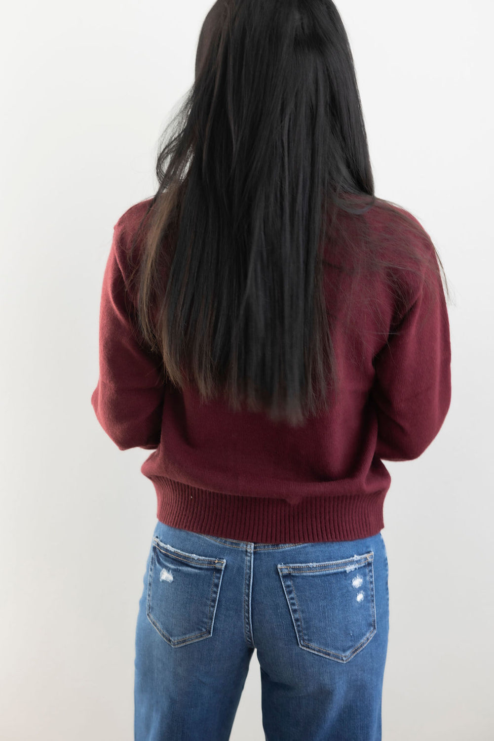 Retta Denim Contrast Sweater