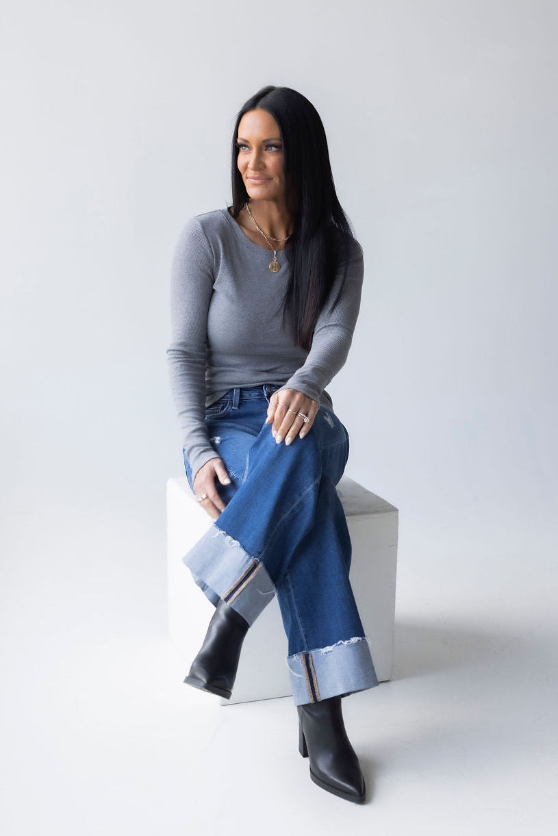 Kyra Long Sleeve Top by Lily & Lottie