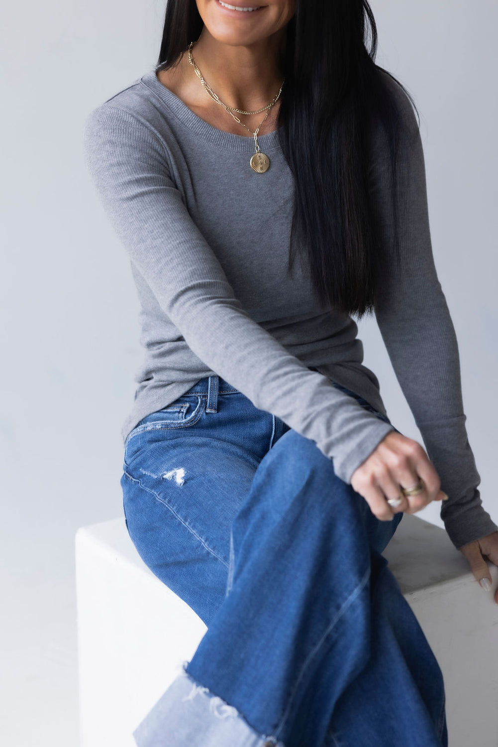 Kyra Long Sleeve Top by Lily & Lottie