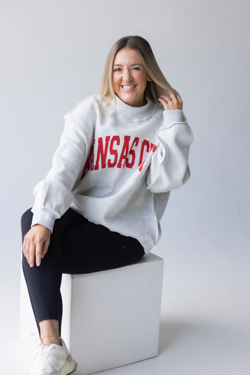 Kansas City Reversible Mock Neck Sweatshirt