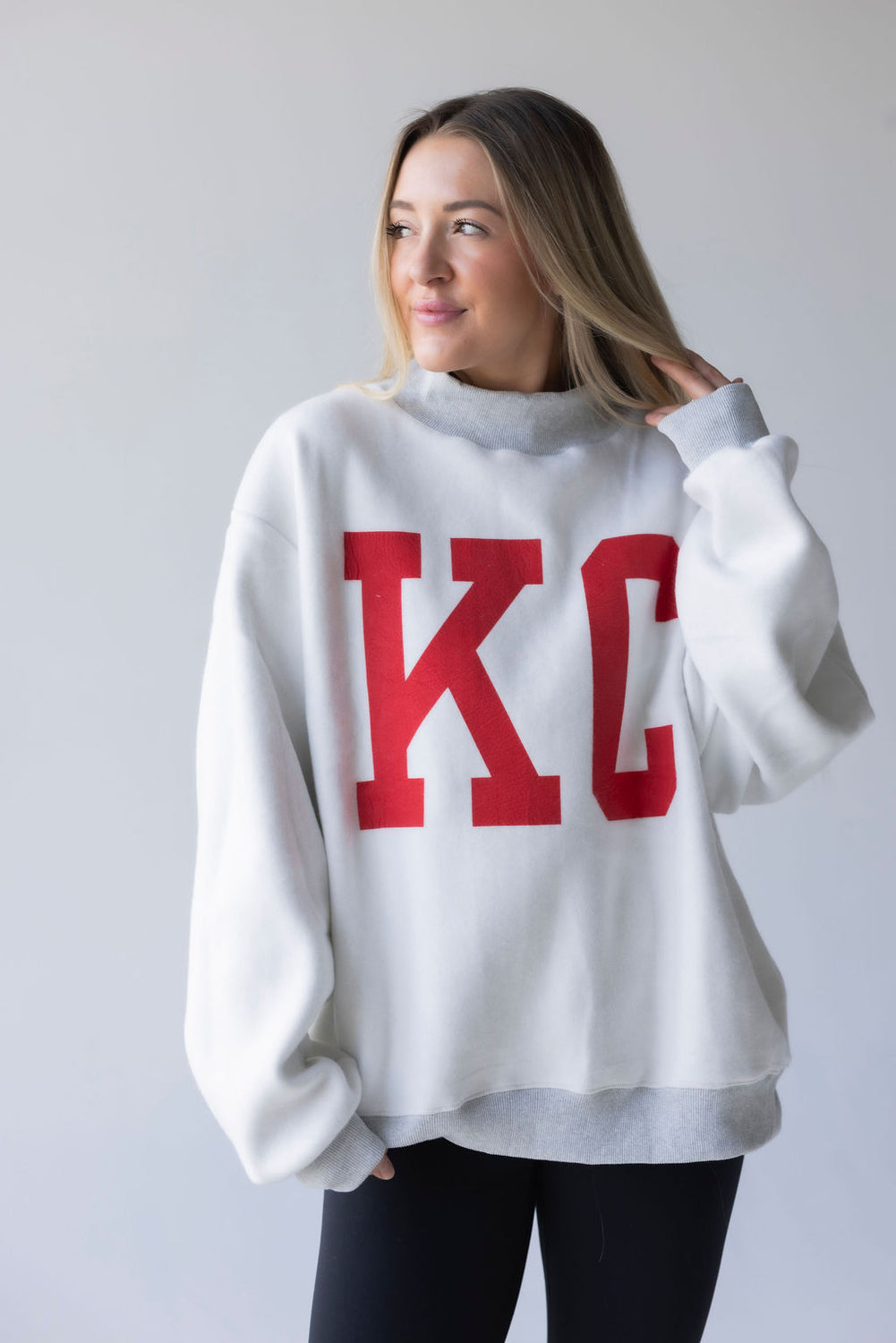 Kansas City Reversible Mock Neck Sweatshirt