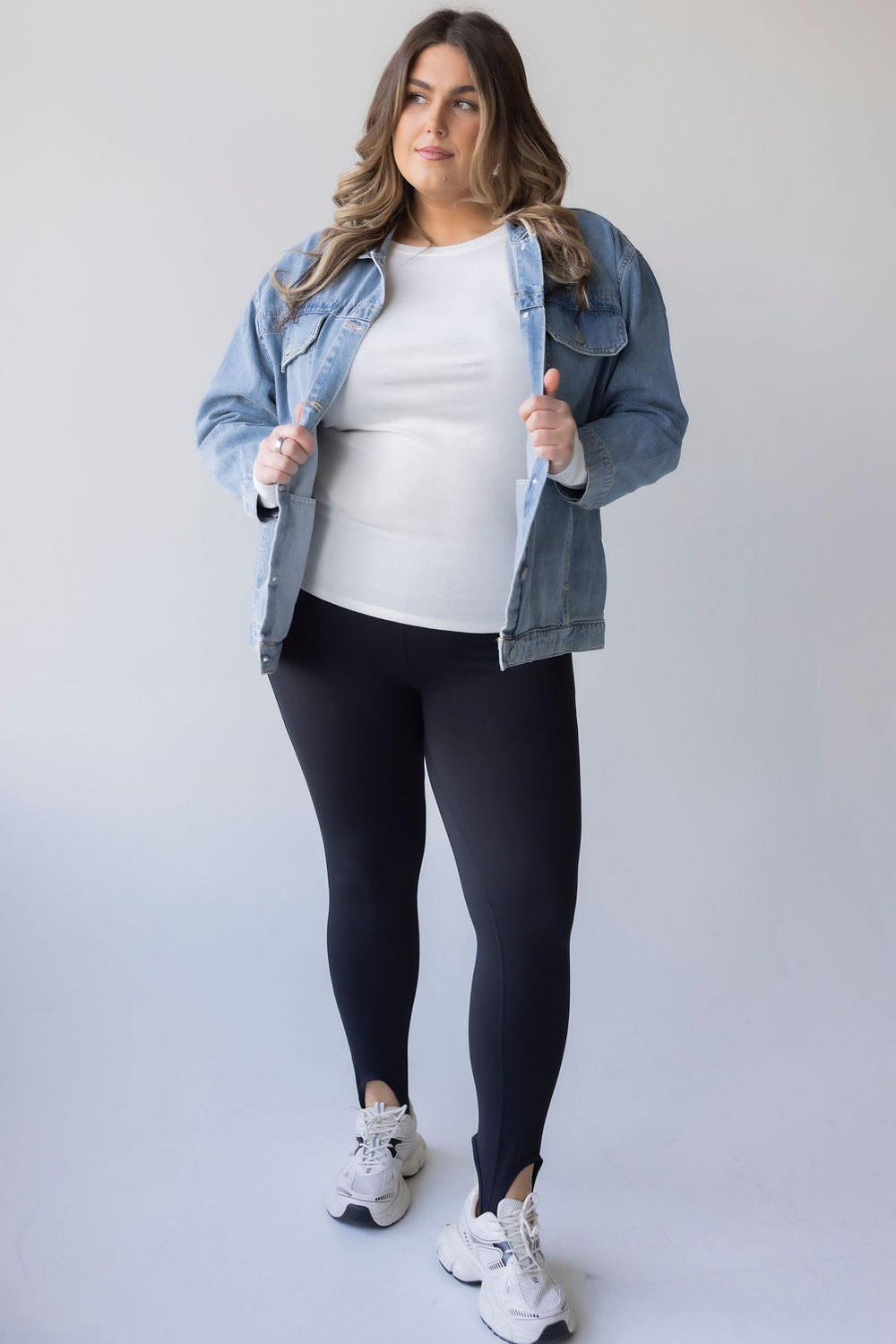 Curvy Alek Risen Denim Jacket