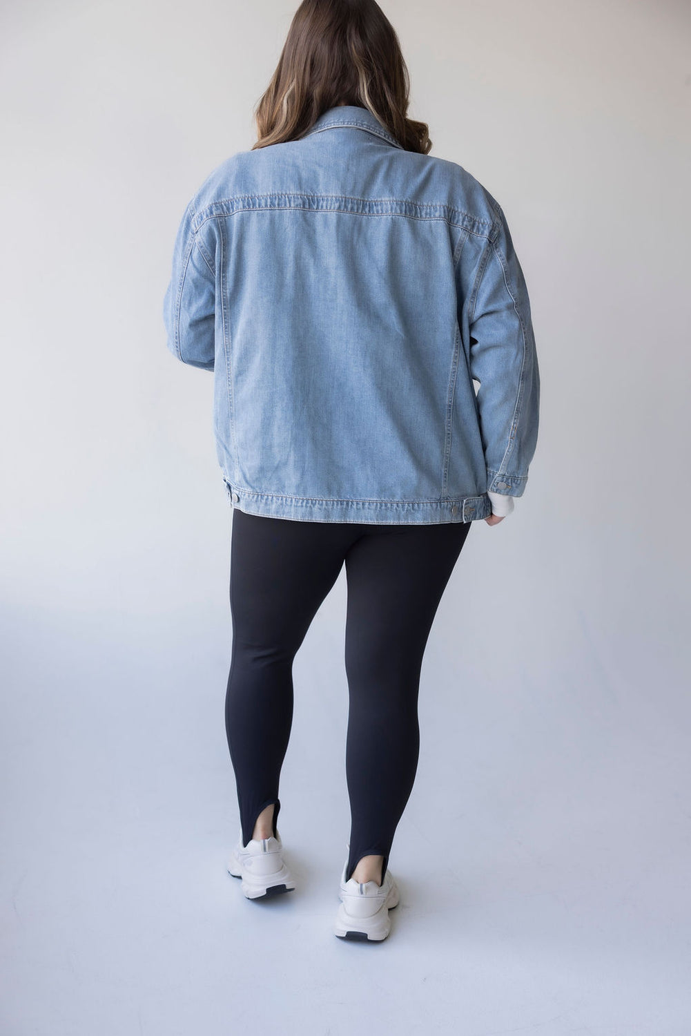 Curvy Alek Risen Denim Jacket