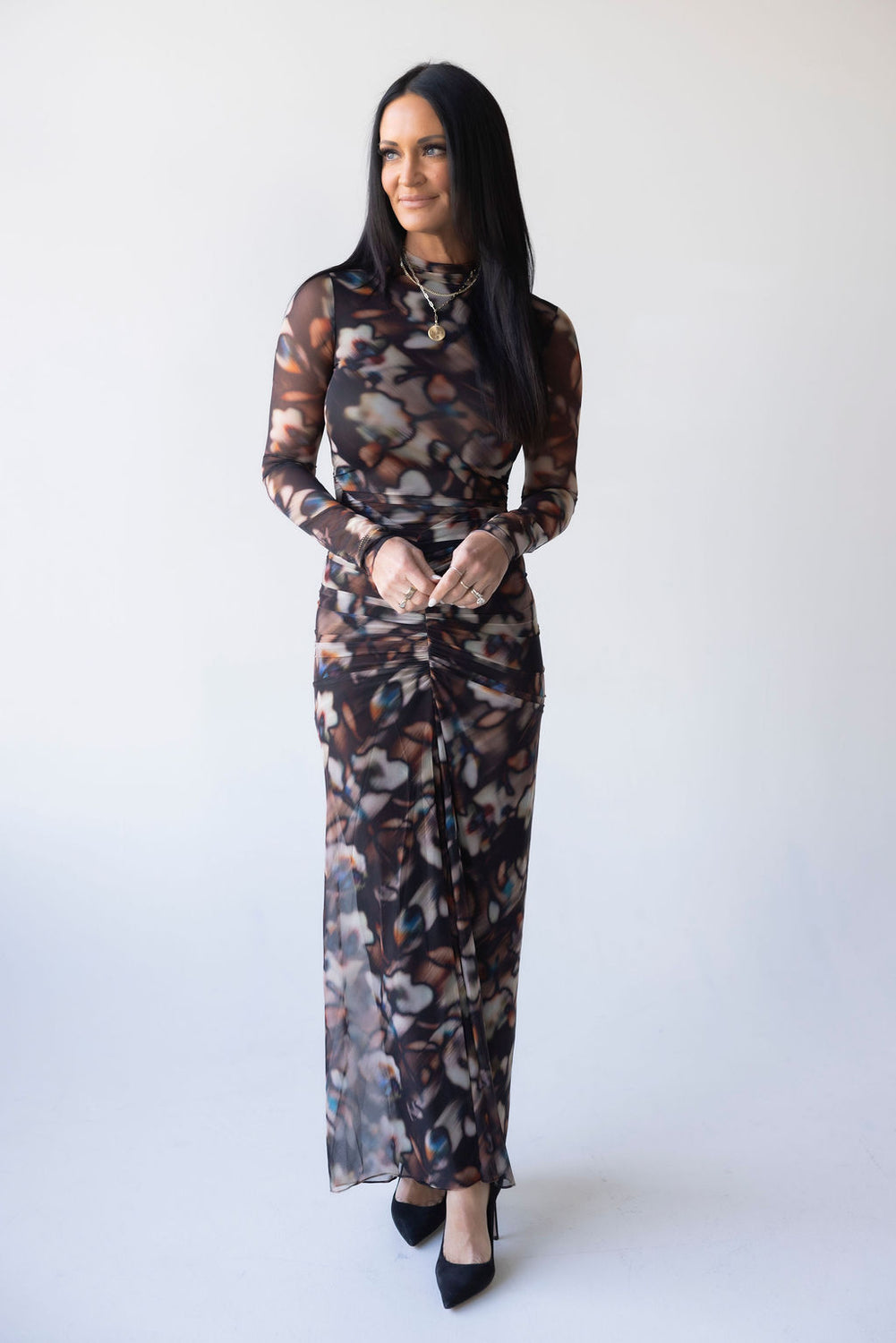 Joslyn Mesh Maxi Dress