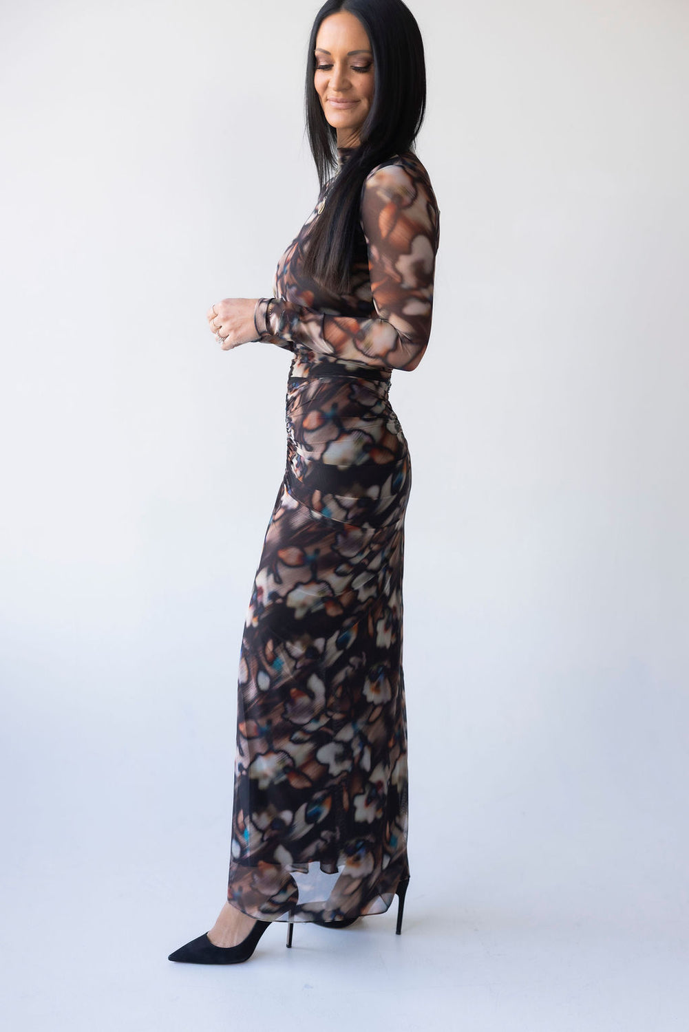 Joslyn Mesh Maxi Dress