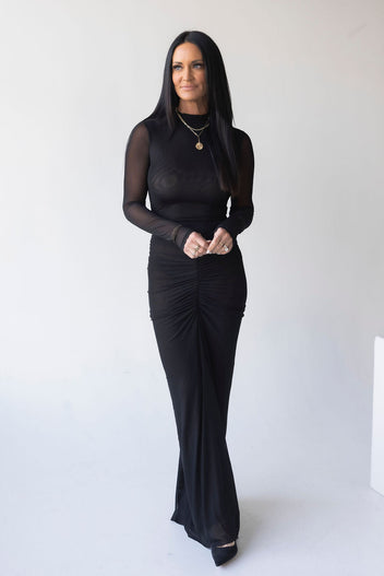 Miya Mesh Maxi Dress