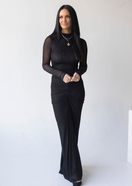 Miya Mesh Maxi Dress | Lauriebelles Miya Mesh Maxi Dress | Lauriebelles