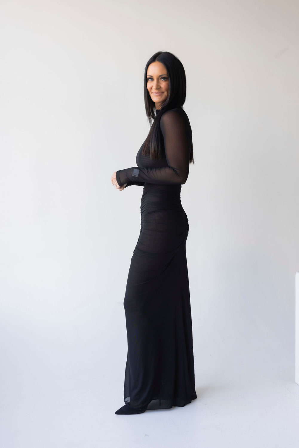 Miya Mesh Maxi Dress