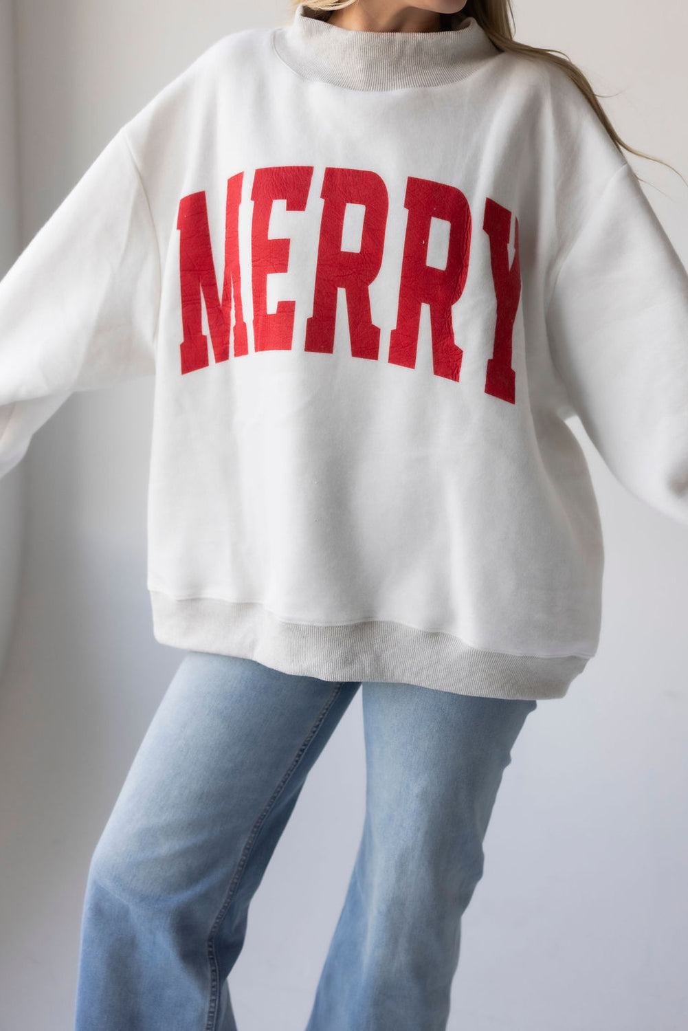 Grinchy-Merry Reversible Mock Neck Sweatshirt