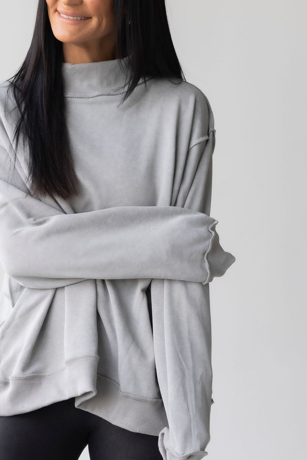 Shon Mock Neck Sweatshirt